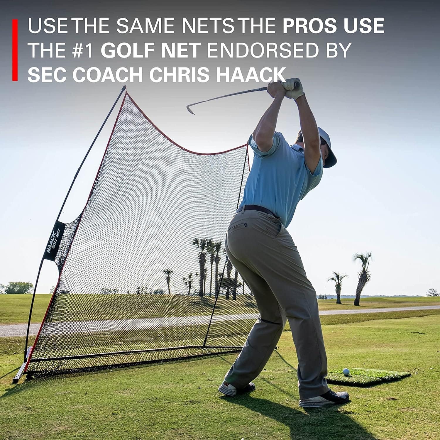 Rukket Haack Golf Net | Practice Driving Indoor and Outdoor | Golfing at Home Swing Training Aids | by SEC Coach Chris Haack | Choose from 10x7 Hitting Net, 7x7 Hitting Net, or Protection Side Nets Rukket Haack Golf Net | Practice Driving Indoor and Outdoor | Golfing at Home Swing Training Aids | by SEC Coach Chris Haack | Choose from 10x7 Hitting Net, 7x7 Hitting Net, or Protection Side Nets
