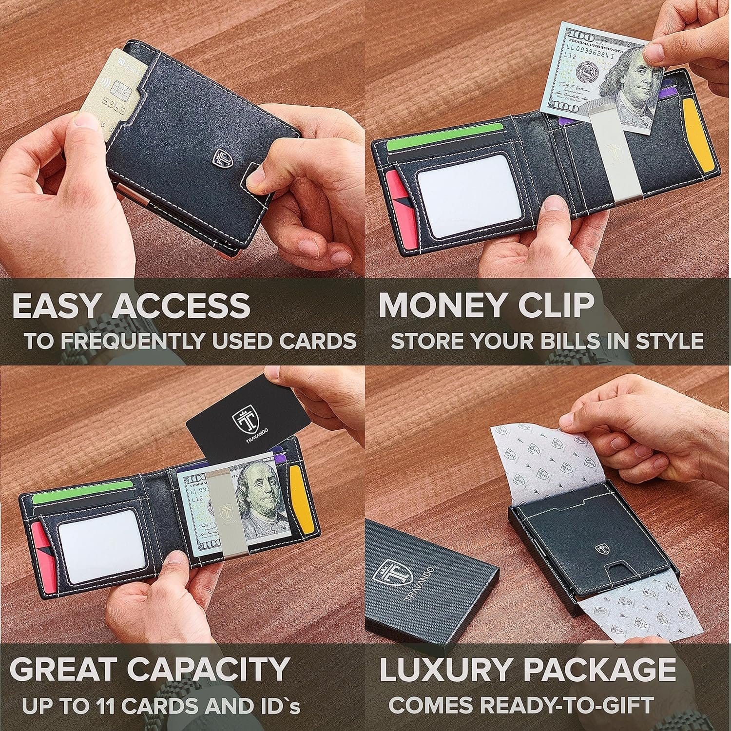 TRAVANDO Mens Slim Wallet Review